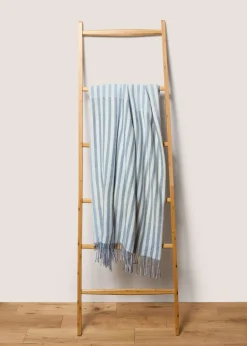 Blue Stripe Throw