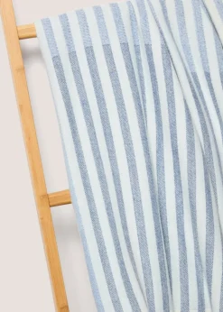 Blue Stripe Throw