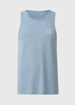 Blue Surf Ringer Vest