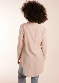 Blue Vanilla Beige Striped Shirt