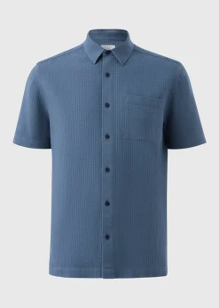 Blue Waffle Shirt