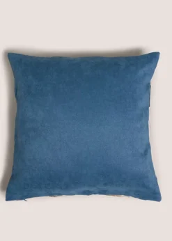 Blue Watercolour Stripe Cushion