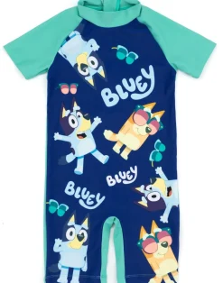 Bluey Boys Blue 1 Piece Surf Suit (18 Months-7 Years)