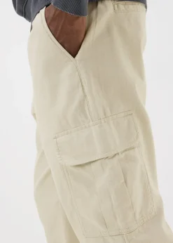 Bone Linen Cargo Trousers