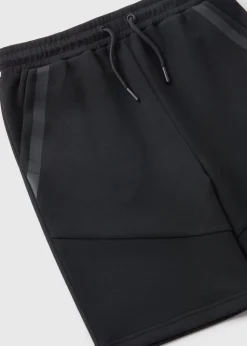 Boys Black Jogger Shorts (7-15yrs)