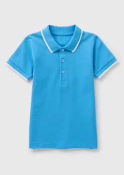 Boys Blue Casual Polo Shirt