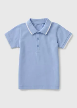 Boys Blue Casual Polo Shirt (1-7yrs)