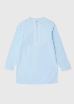 Boys Blue Eid Kurta Shirt (7-13yrs)