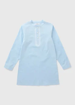 Boys Blue Kurta Shirt (7-15yrs)
