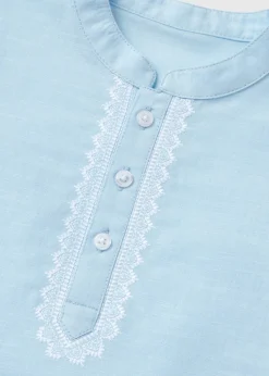 Boys Blue Kurta Shirt (1-7yrs)