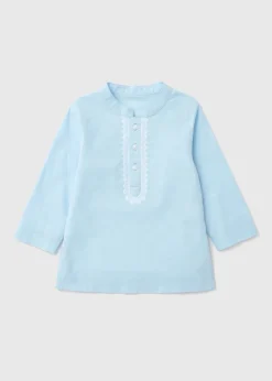 Boys Blue Kurta Shirt (1-7yrs)