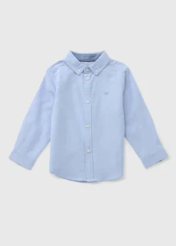 Boys Blue Long Sleeve Oxford Shirt (1-7yrs)