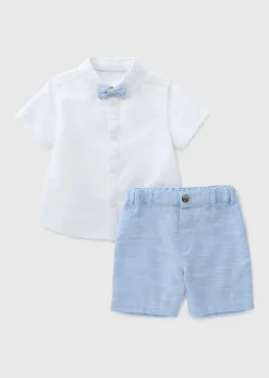 Boys Blue Shirt & Shorts Set (1-7yrs)