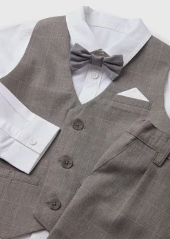 Boys Grey 4 Piece Formal Set (1-7yrs)