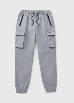 Boys Grey Cargo Jogging Bottoms (7-15yrs)