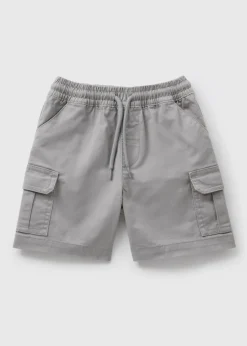 Boys Grey Cargo Shorts (1-7yrs)