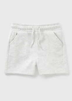 Boys Grey Marl Jogger Shorts (1-7yrs)