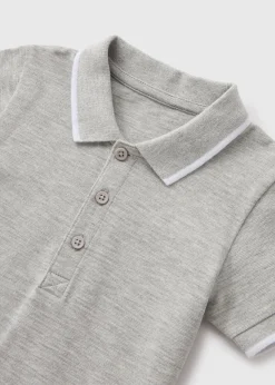 Boys Grey Polo Shirts (1-7yrs)
