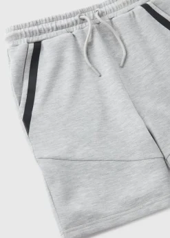 Boys Grey Sports Jogger Shorts (7-15yrs)