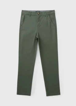 Boys Khaki Chino Trousers (7-15yrs)