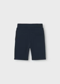 Boys Navy Jersey Jogger Shorts (7-15yrs)