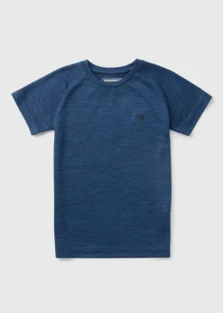Boys Navy Sports T-Shirt (7-15yrs)