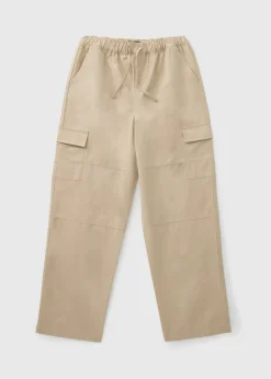 Boys Stone Wide Leg Cargos (7-15yrs)