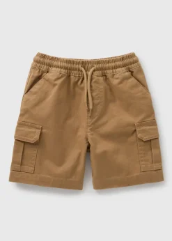 Boys Tan Cargo Shorts (1-7yrs)
