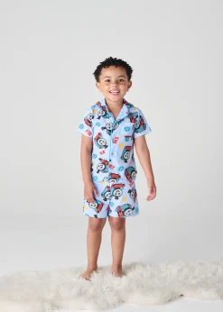 Brand Threads Thomas The Tank Engine Blue Short Pyjama Set (12 Months - 5 Years)
