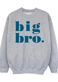 Brands In Big Brother Boys Grey Sweatshirt (3-13 Years)