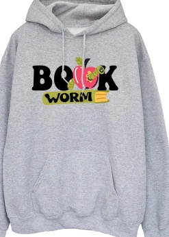 Brands In Grey World Book Day Book Worm Heather Hoodie