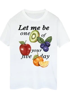 Brands In One Of Your Five A Day White Graphic T-Shirt