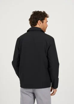 Brave Soul Black Seersucker Shacket