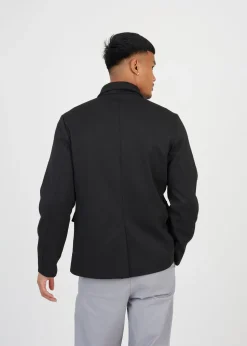 Brave Soul Black Twill Button Through Jacket