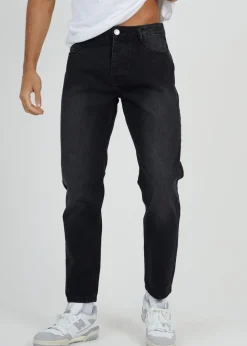 Brave Soul Charcoal Cotton Loose Fit Denim Jeans