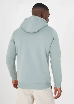 Brave Soul Green Zip Through Hoody