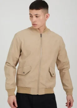 Brave Soul Stone Lightweight Bomber Jacket