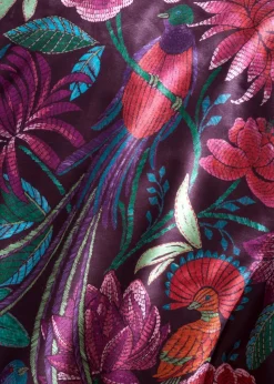 Bridgerton By Catherine Lansfield Kate Floral Soft Velvet Duvet Cover Set