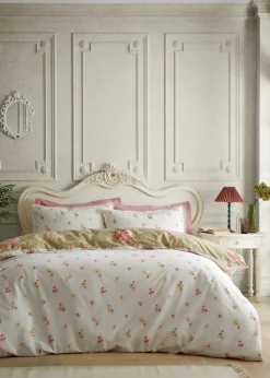 Bridgerton By Catherine Lansfield Penelope Floral Reversible Duvet Cover Set