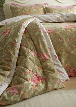 Bridgerton By Catherine Lansfield 3.5 Tog Penelope Reversible  Eiderdown Bedspread (200x200cm)