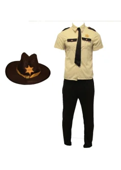 Bristol Novelty Gold US Sheriff Costume
