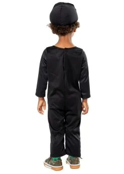 Bristol Novelty Kids Black Rainbow Skeleton Costume (1-4yrs)