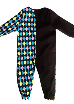 Bristol Novelty Kids Black Court Jester Costume (1-4yrs)