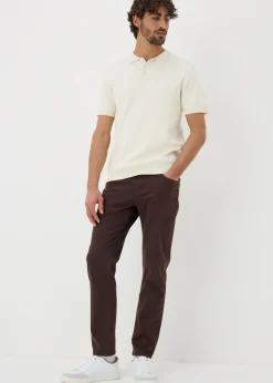 Brown Garment Dye Jeans