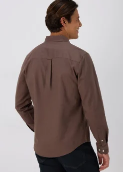 Brown Oxford Shirt