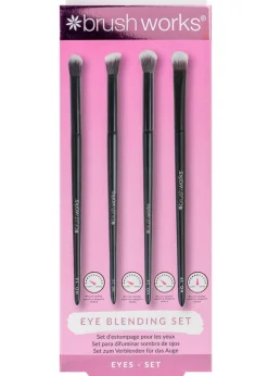 Brushworks Eye Makeup Black Brush Set