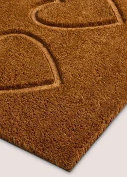 Carved Heart Long Doormat