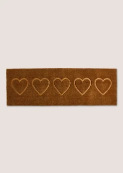 Carved Heart Long Doormat