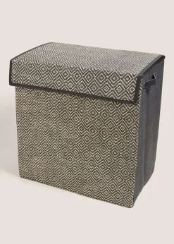 Casa Patterned Double Laundry Basket