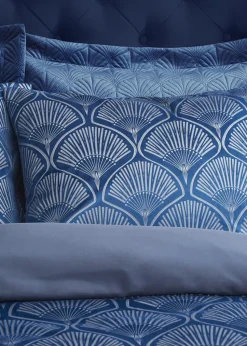 Catherine Lansfield Art Deco Pearl Duvet Cover Set
